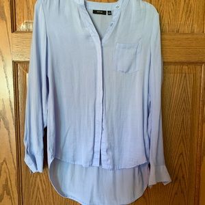 Periwinkle button up blouse